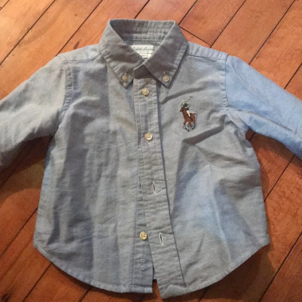 Toddler Ralph Lauren Button Down - Picture 2 of 3